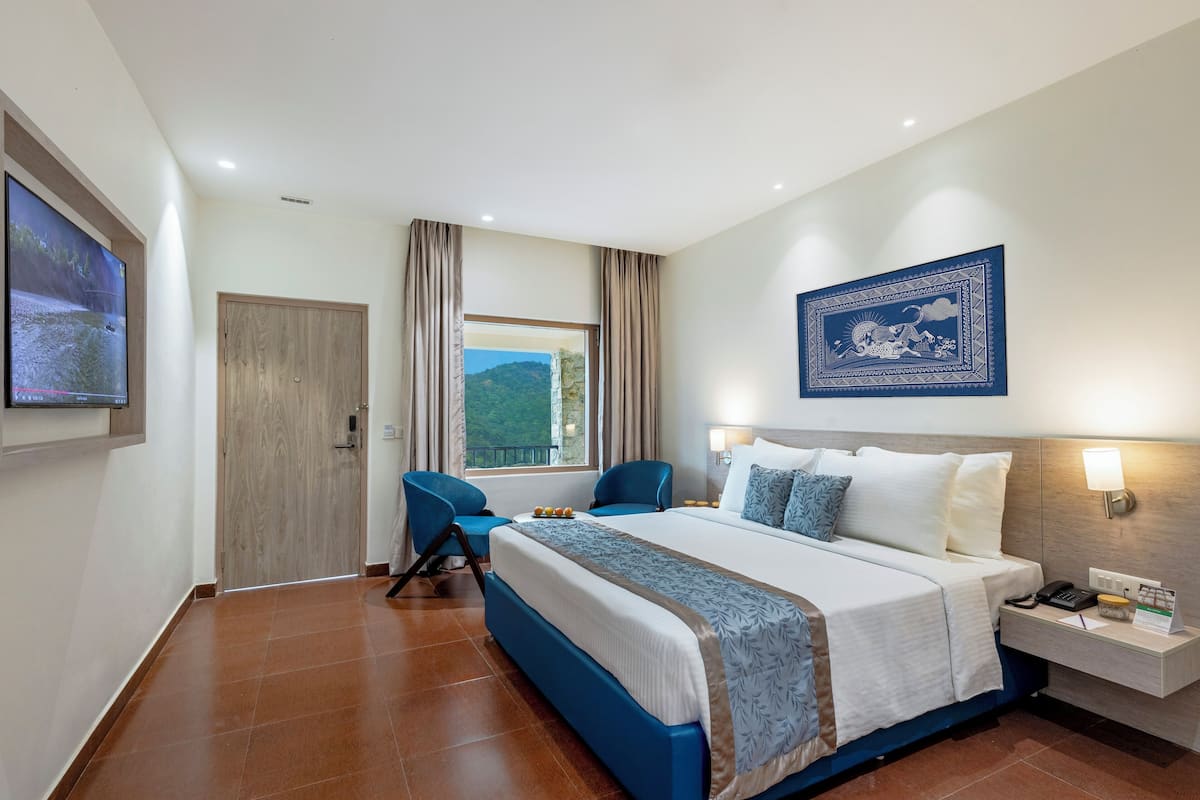 Classic Room | Desk, blackout drapes, soundproofing, iron/ironing board