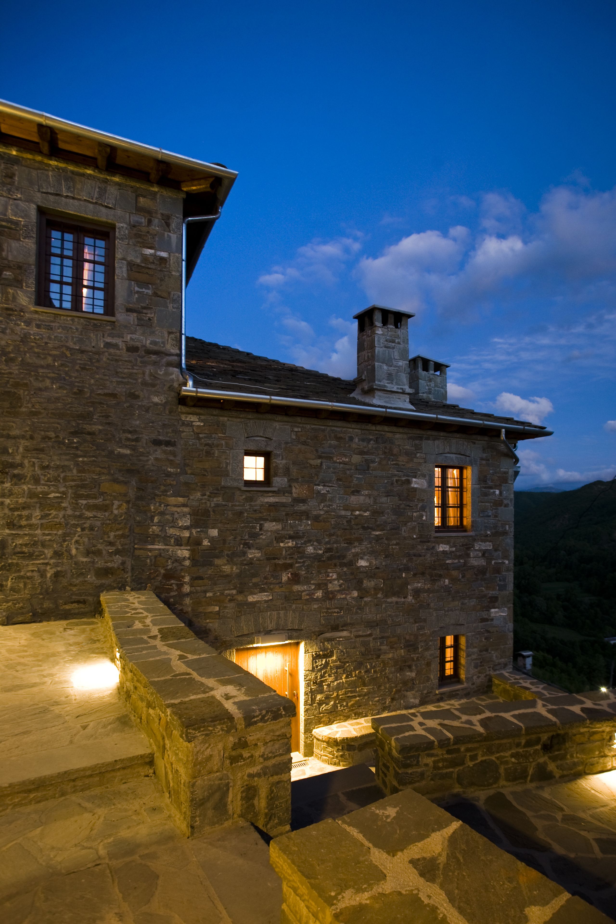 front of property – evening/night