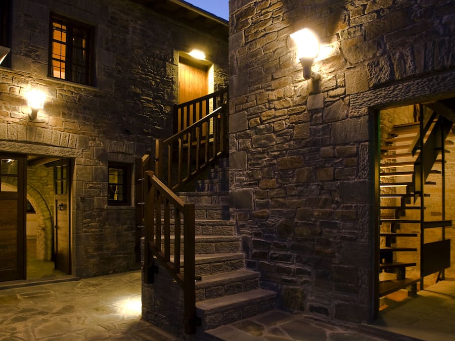 Front of property – evening/night