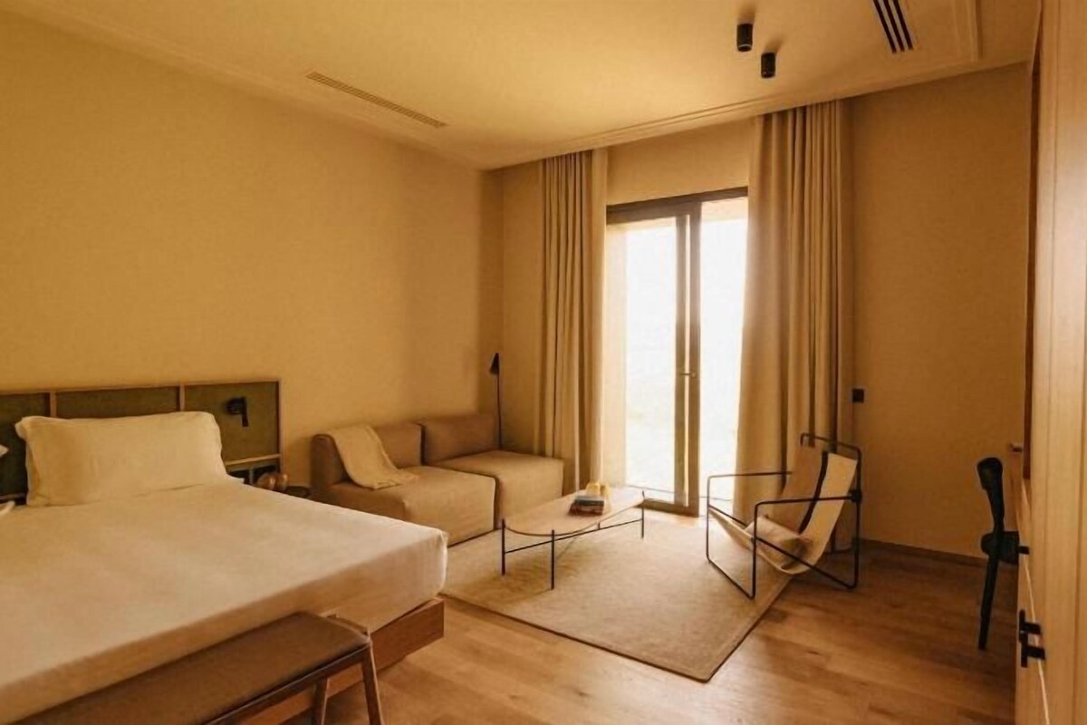 Hypo-allergenic bedding available, minibar (some free items)