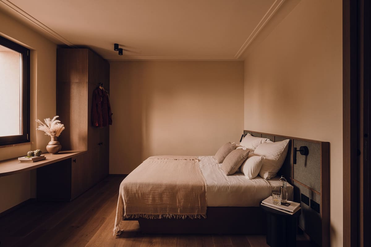 1 habitación y ropa de cama hipoalergénica