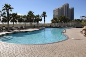 Indoor pool, outdoor pool