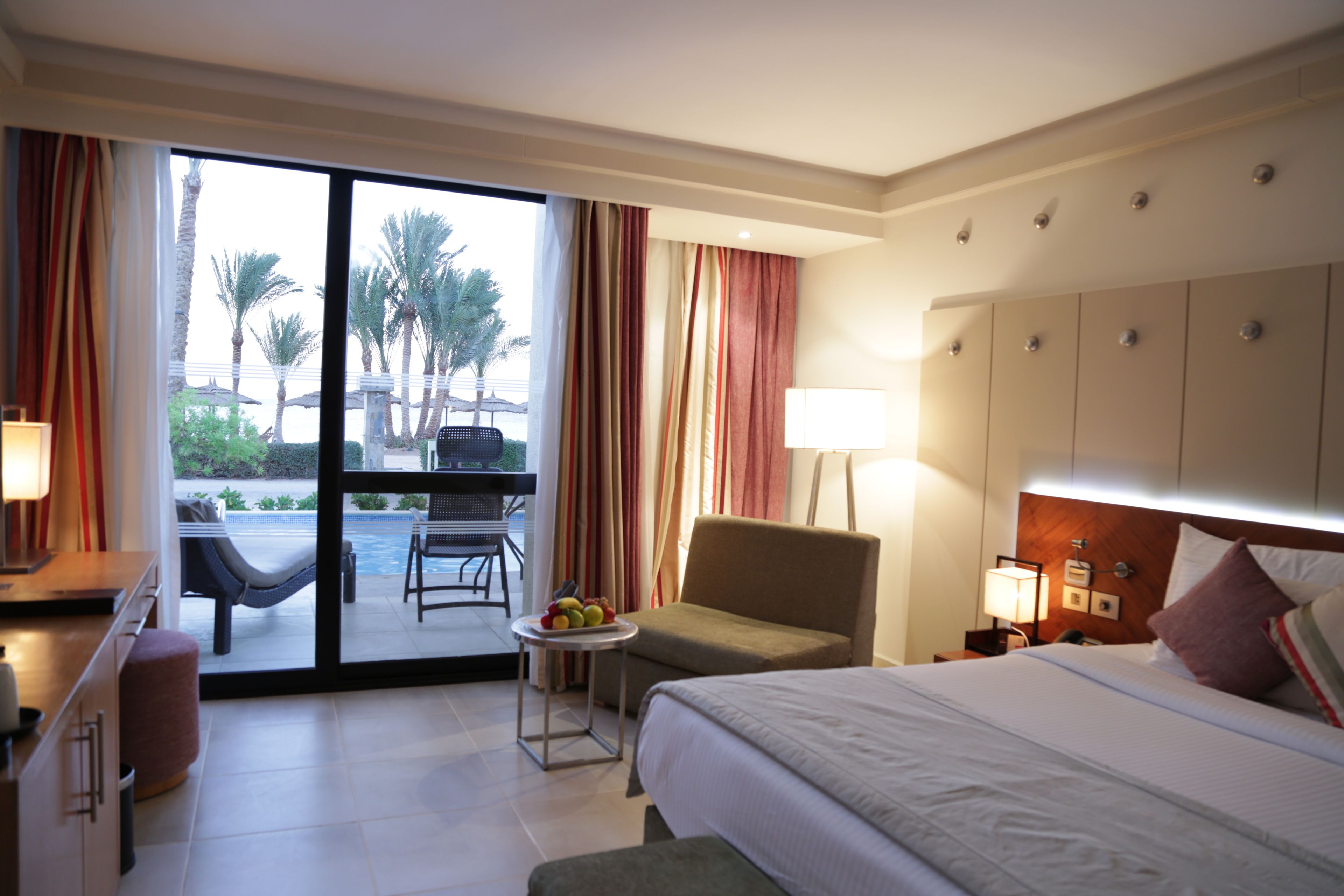 Draps en coton égyptien, literie de qualité supérieure, minibar