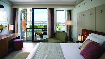 Draps en coton égyptien, literie de qualité supérieure, minibar