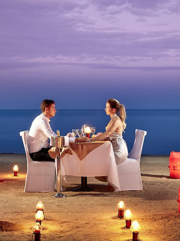 Couples dining