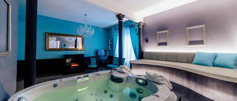 Luxury-Studiosuite, 1 King-Bett (Direct access) | Eigener Whirlpool