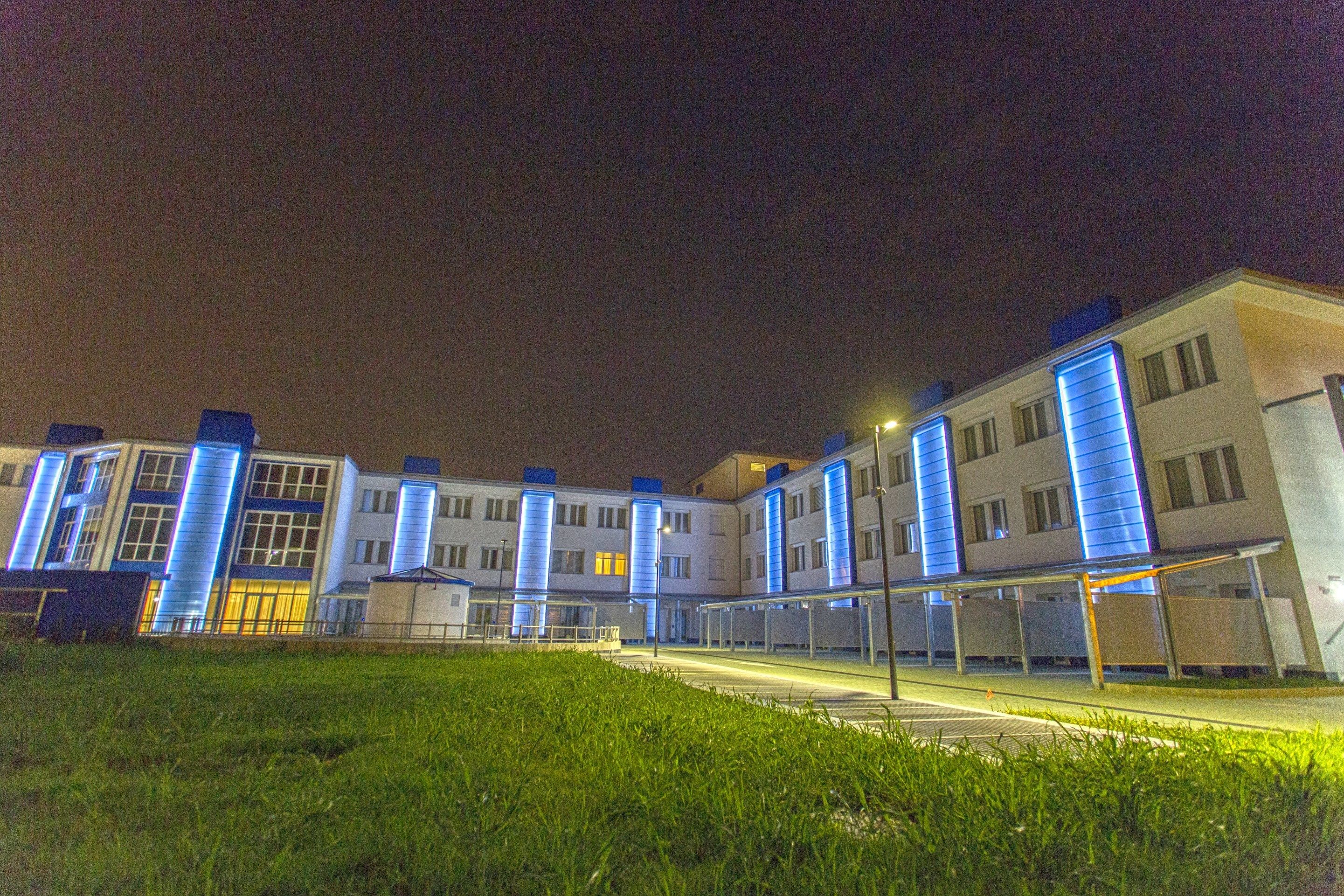 front of property – evening/night