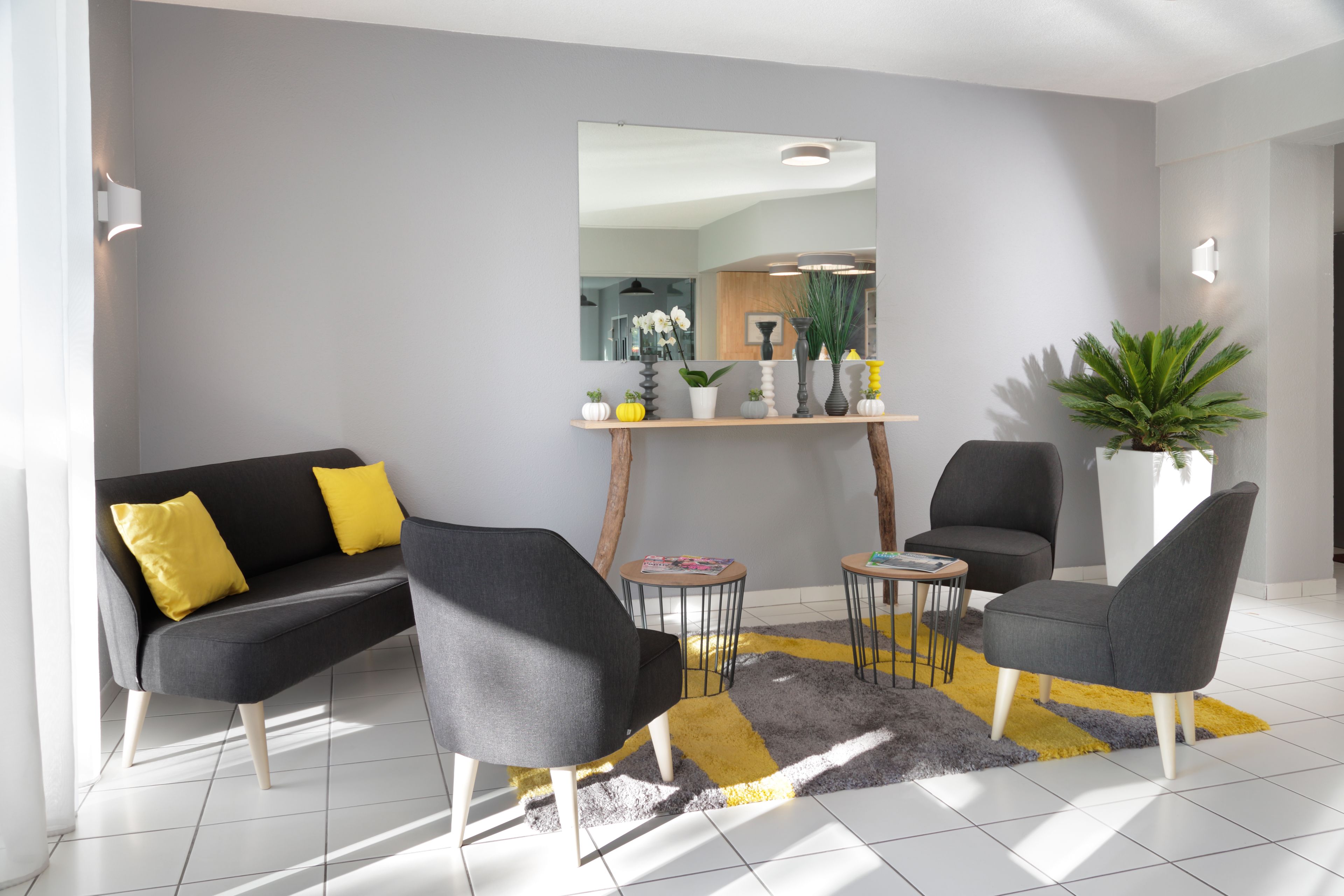 Sala de estar en el lobby