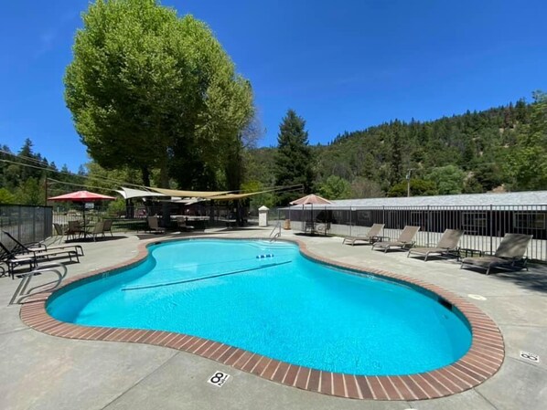 Seasonal outdoor pool