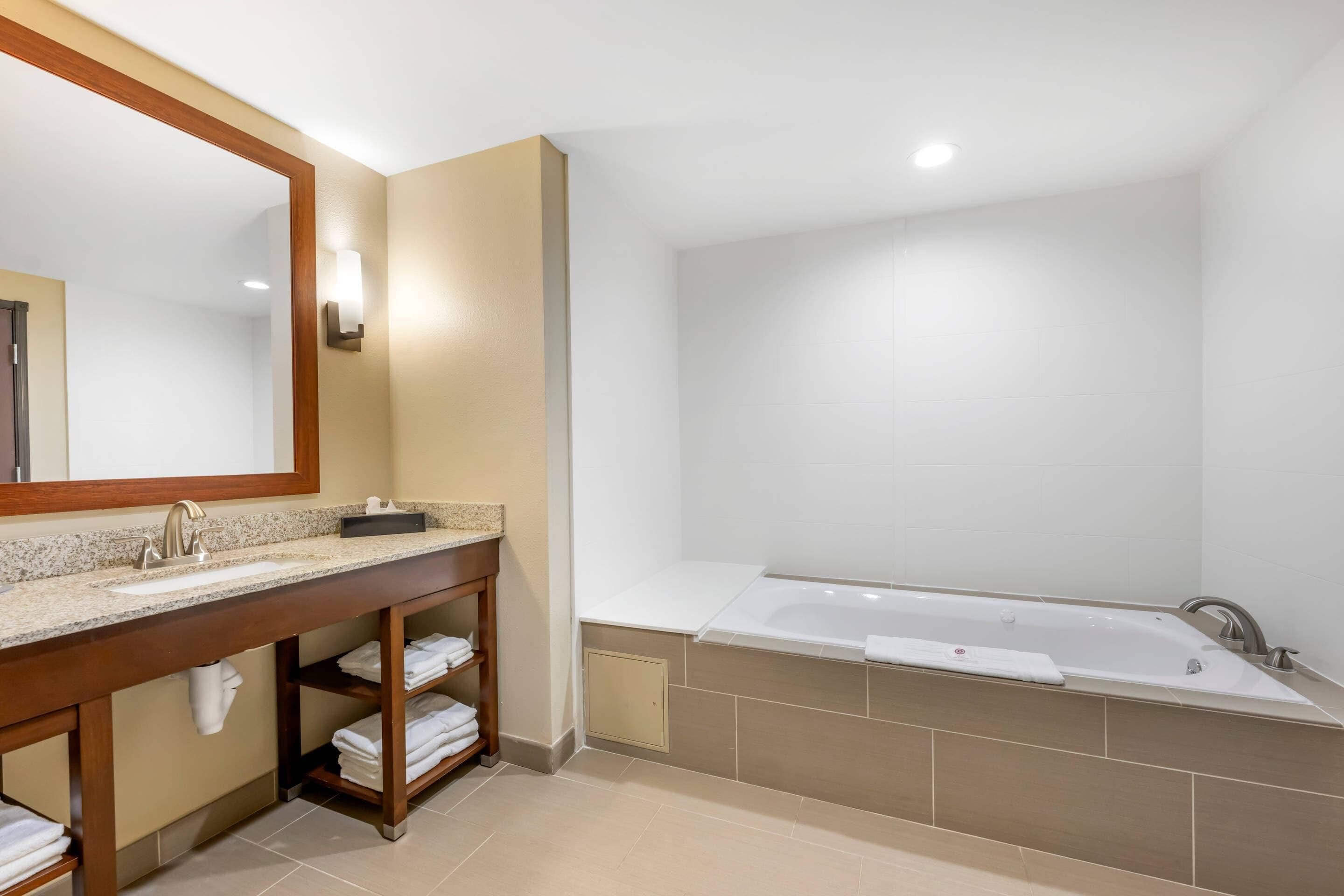 suite, 1 king bed with sofa bed, non smoking | 1 bedroom, desk, blackout curtains, soundproofing