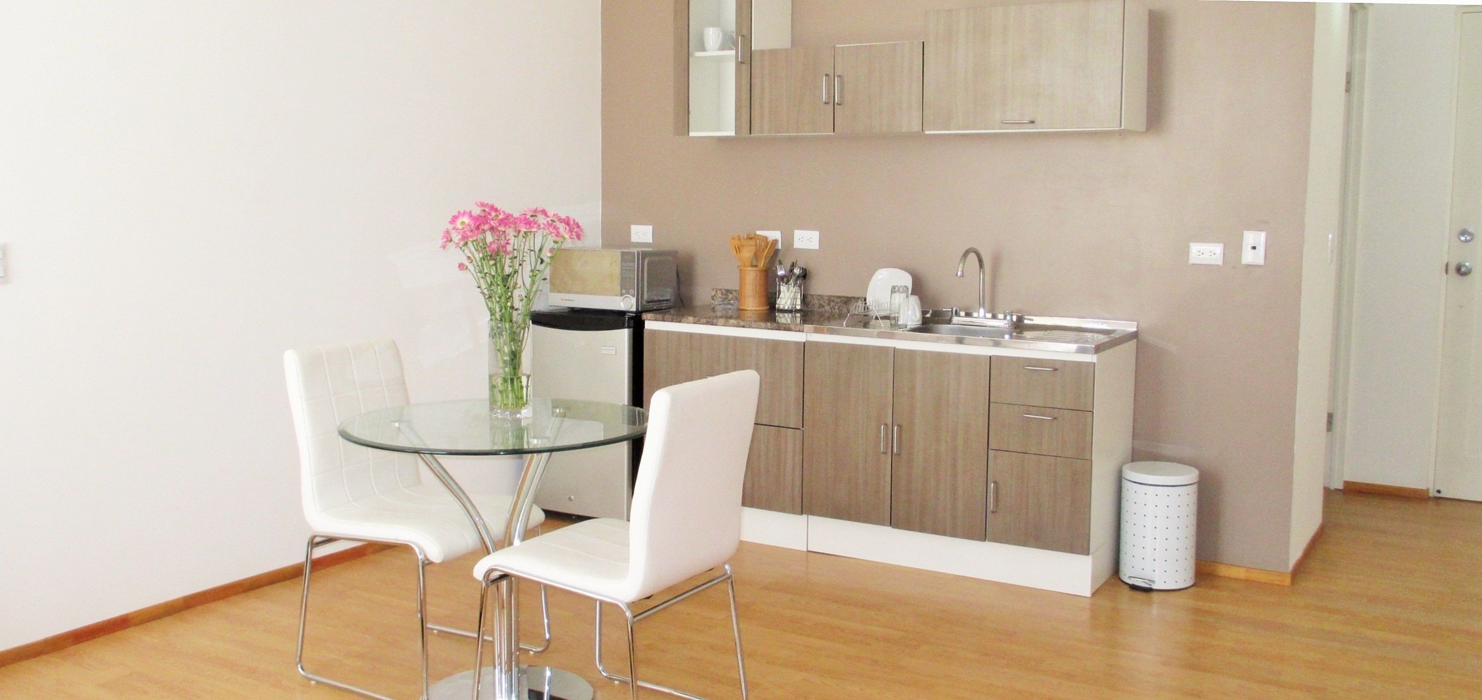 Deluxe Apartment, 1 Bedroom, Kitchen | Private kitchen | Fridge, microwave, coffee/tea maker, toaster