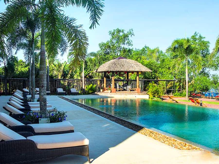 Udendørs pool, liggestole