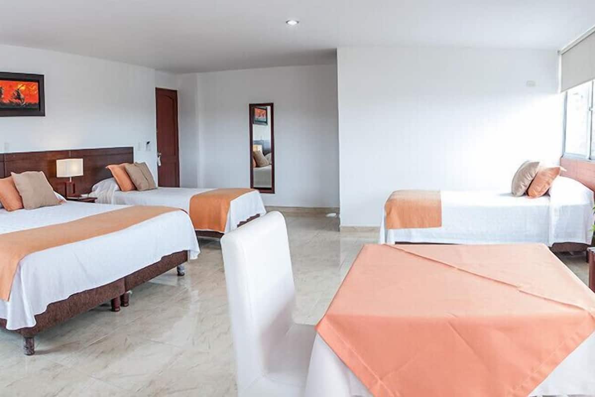 family room | minibar, in-room safe, individually decorated, desk