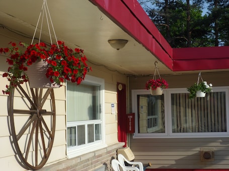 Exterior detail. Silver Birch Motel