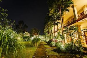 Front of property – evening/night