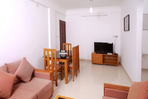 Suite | Wohnzimmer | LCD-Fernseher, DVD-Player