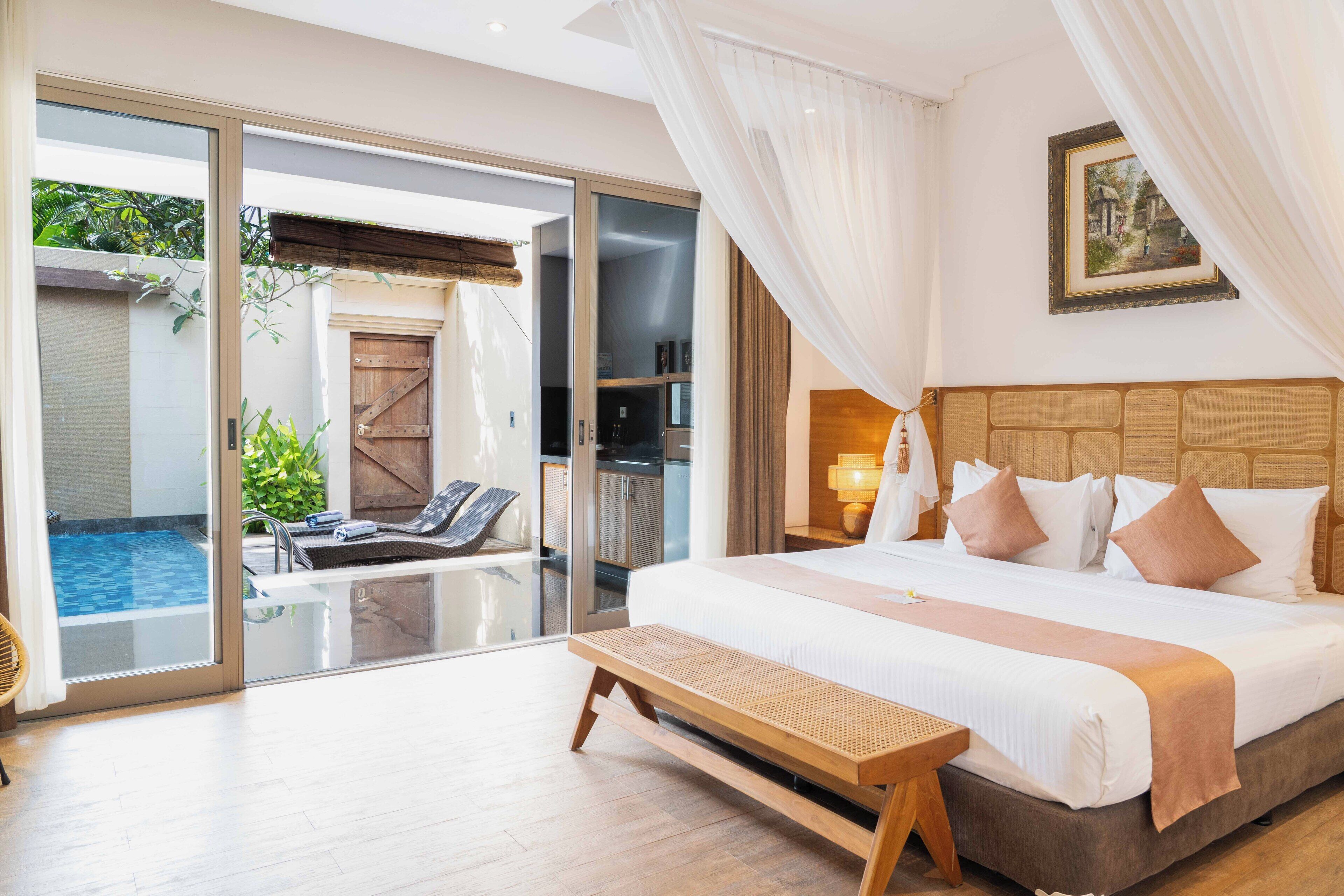 Deluxe Villa, 1 Bedroom, Private Pool | Premium bedding, in-room safe, individually decorated