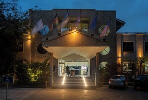 Front of property – evening/night