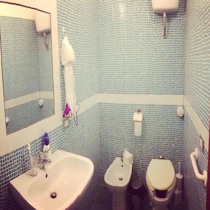 Double Room | Bathroom | Shower, free toiletries, hair dryer