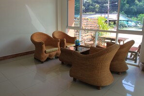 Sala de estar en el lobby