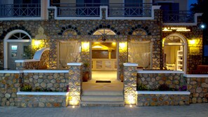 Front of property – evening/night