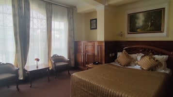 Habitación doble superior, 1 cama King size, para fumadores, vista al valle | Ropa de cama de alta calidad y camas con efecto memoria