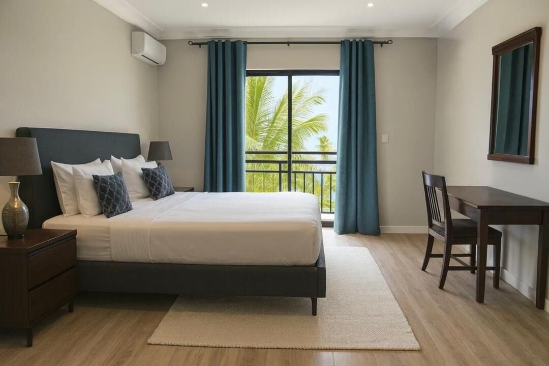 Appartement Luxe, 1 chambre, vue océan | 1 chambre, coffres-forts dans les chambres, décoration personnalisée