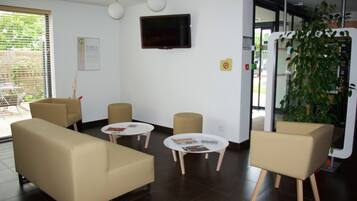 Sitteområde i lobbyen