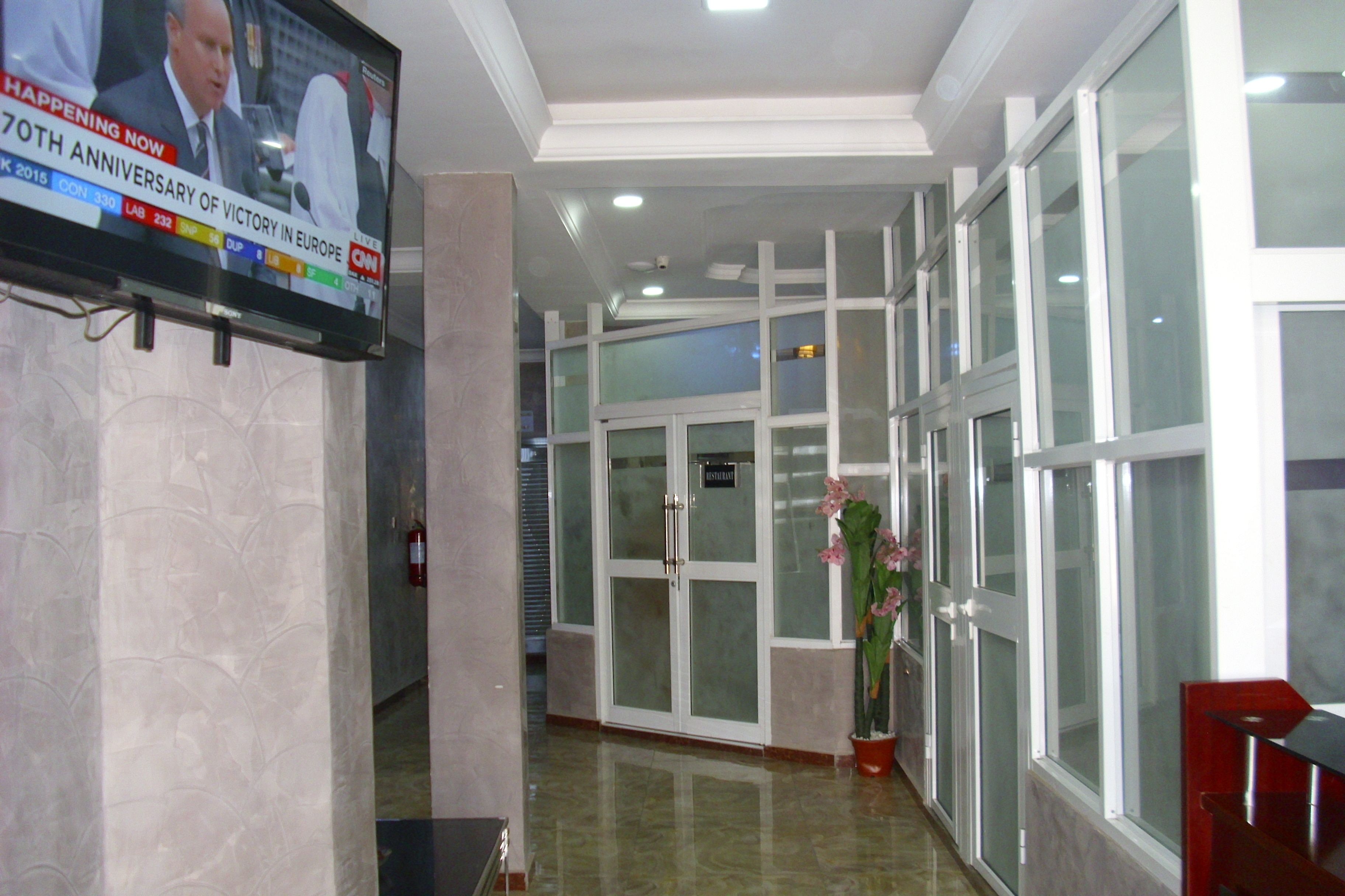 Interior entrance