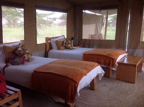 Premium bedding, in-room safe, free cots/infant beds, free rollaway beds - Basecamp Masai Mara (Maasai Mara)