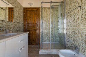 Shower, hydromassage showerhead, hair dryer, bidet