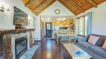 La Sérénité - Chalet 1 chambre Spa | 1 多间卧室、特色家居、办公桌、熨斗/熨衣板