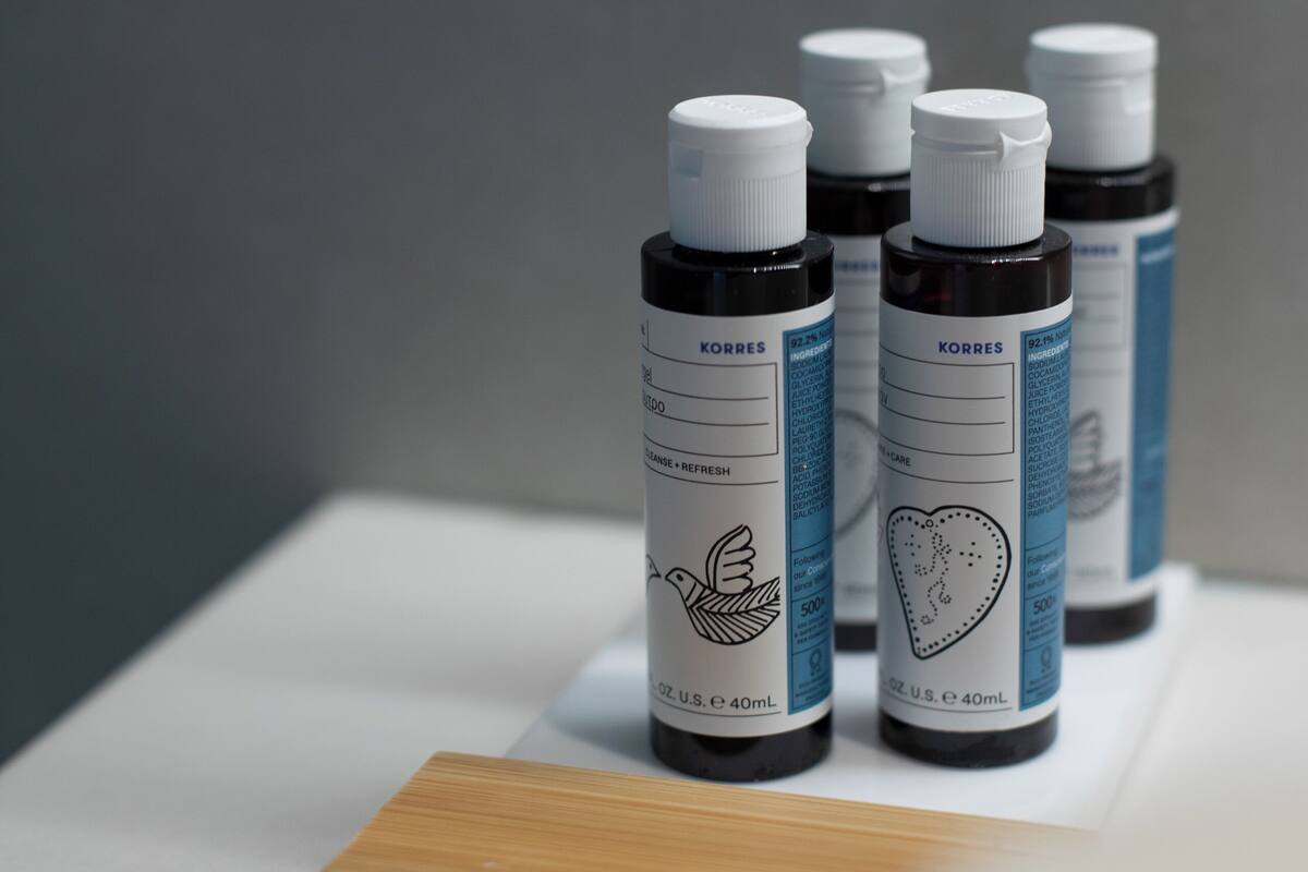 shower, rainfall showerhead, designer toiletries, hair dryer