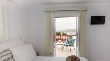 Suite, vista al mar (Split Level) | Caja de seguridad en la habitación y insonorización