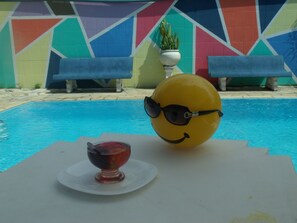 Outdoor pool - Pousada Edson (Caraguatatuba)
