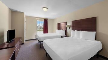 Standardzimmer, 2 Doppelbetten | Kostenloses WLAN, Bettwäsche