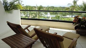 Luxury Suite, 2 Bedrooms, Accessible, Bay View | Balcony