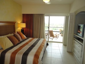 Luxury Suite, 2 Bedrooms, Accessible, Bay View | 2 bedrooms, premium bedding, iron/ironing board, free cots/infant beds