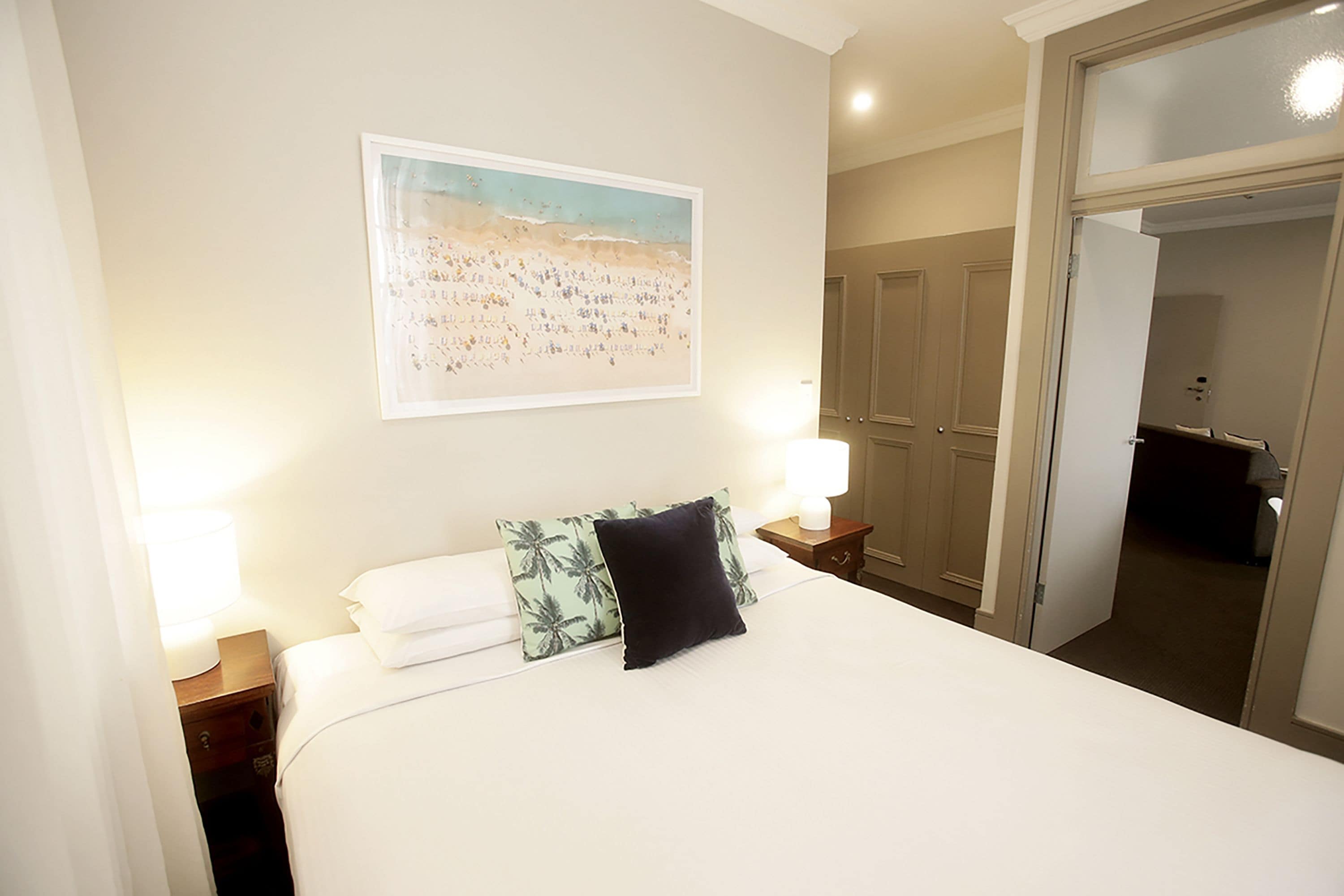 superior suite, beach view | 1 bedroom, in-room safe, desk, iron/ironing board