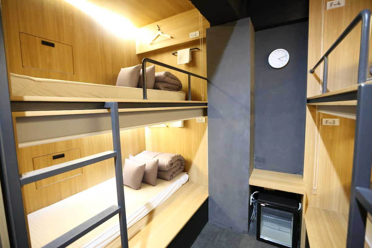 Desk, blackout curtains, soundproofing, iron/ironing board