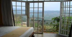 Superior-Zimmer, Nichtraucher, Bergblick | Bettwäsche aus ägyptischer Baumwolle, hochwertige Bettwaren