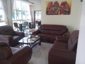 Sitteområde i lobbyen