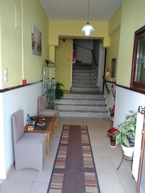 Interior entrance