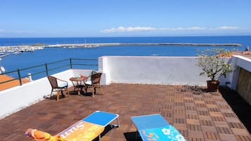 Doppia Superior, terrazzo, vista mare | Terrazza/patio