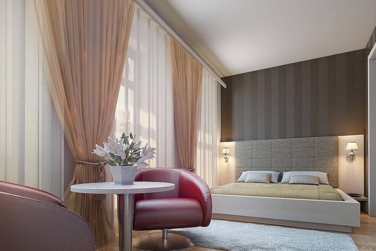 Studio Deluks (23) | 1 kamar tidur, meja kerja, kedap suara, dan setrika/meja setrika