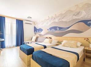 Caja de seguridad en la habitación, wifi gratis y ropa de cama 
