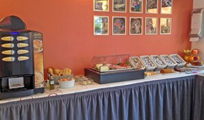 Gratis frukostbuffé varje dag 