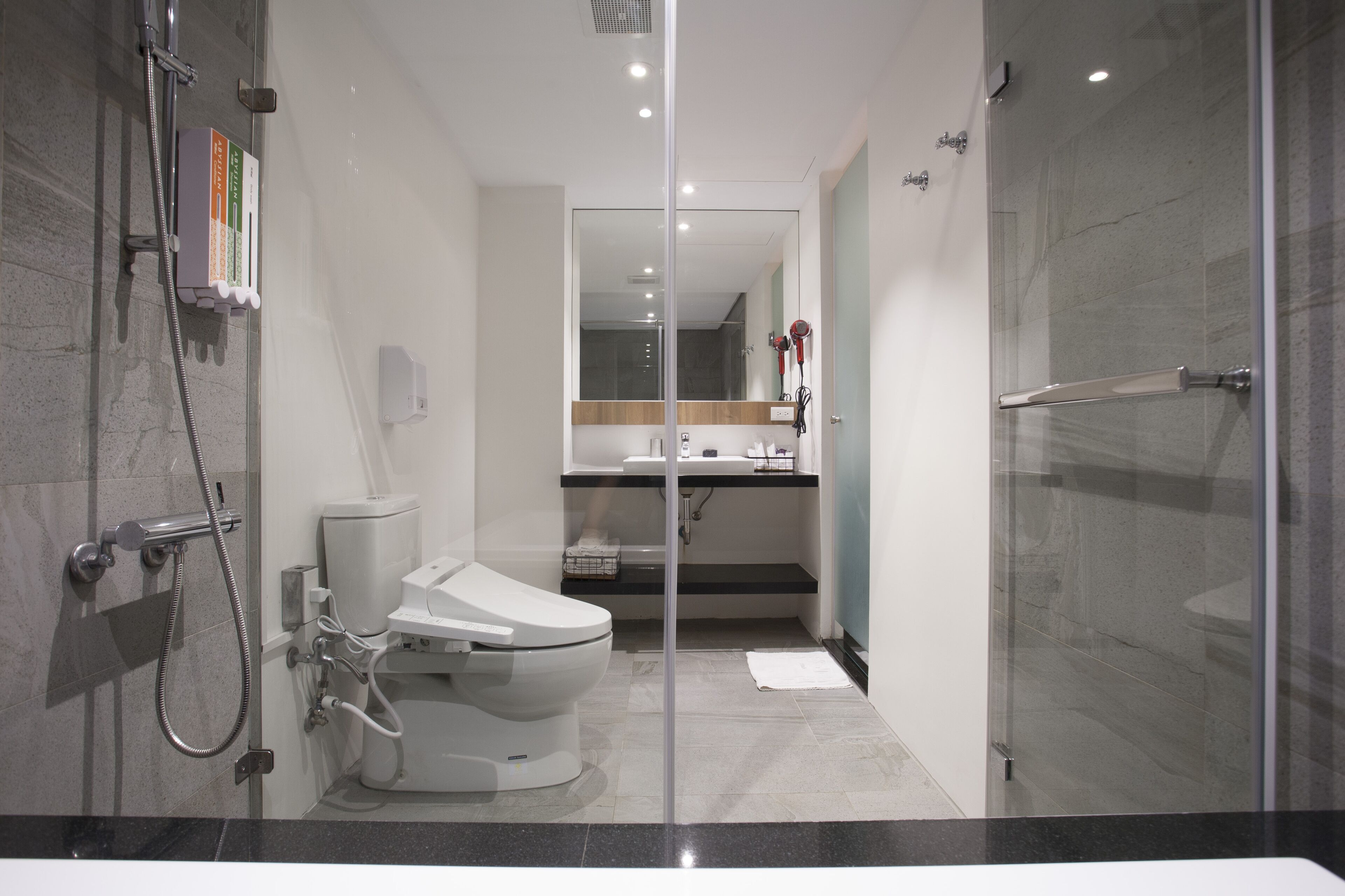 superior | bathroom | shower, free toiletries, hair dryer, slippers