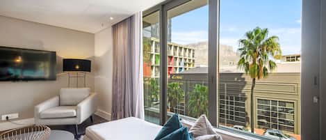 Apartamento superluxo, 1 quarto, cozinha | Vista do quarto