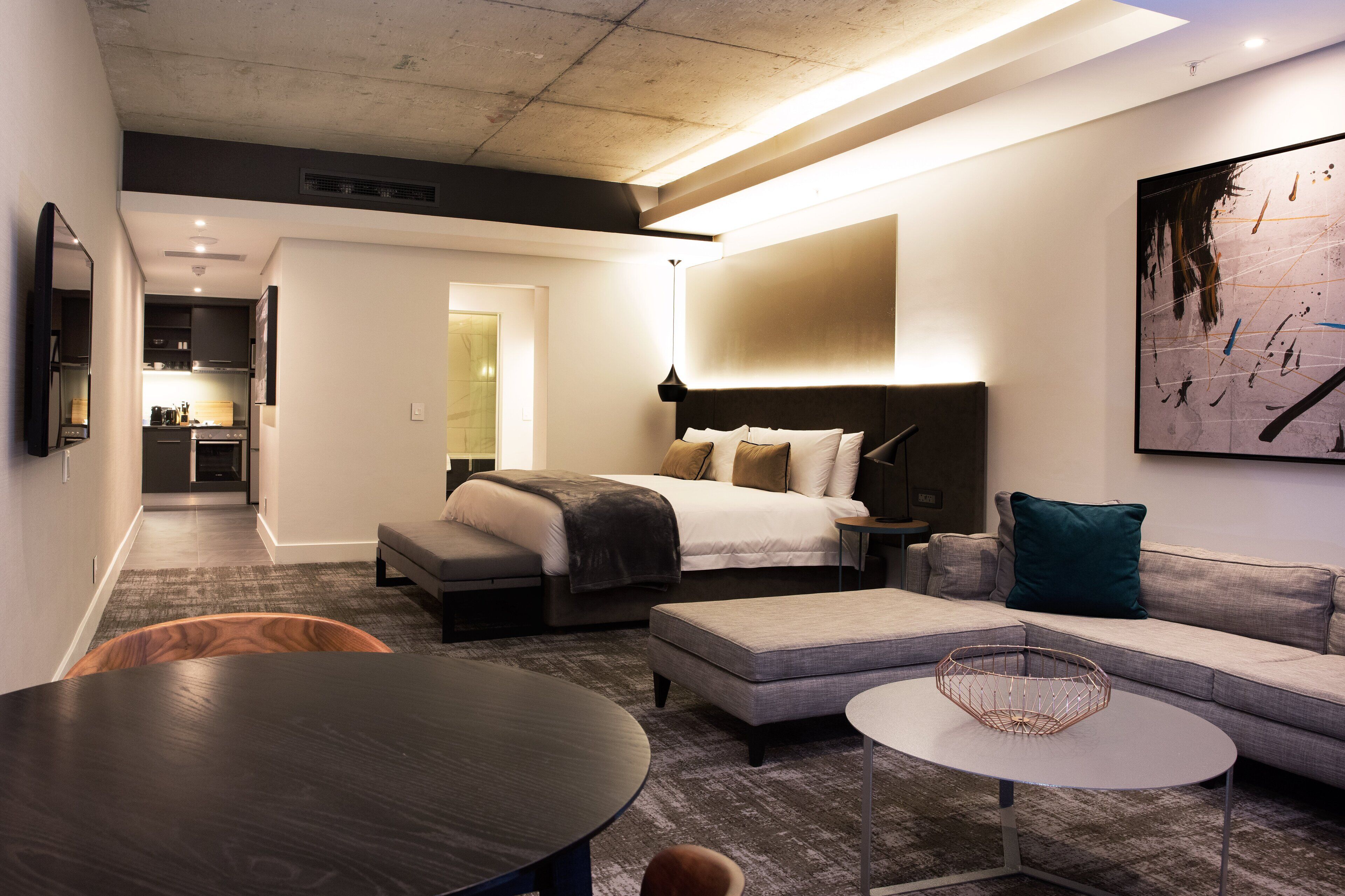 in-room safe, desk, laptop workspace, soundproofing